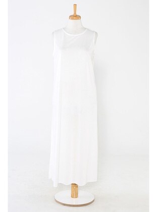 White - Modest Dress - ALLDAY