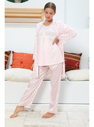 Pink - Maternity Pyjamas - LOHUSA SEPETİ