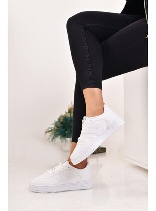 White - Sports Shoes - Odesa Ayakkabı