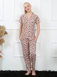 Powder Pink - Multi - Pyjama Set
