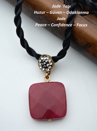 Burgundy - Necklace - Stoneage