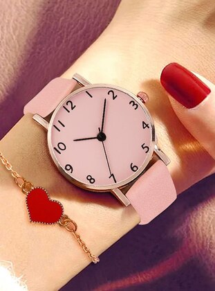 Pink - Watches - Gogoey