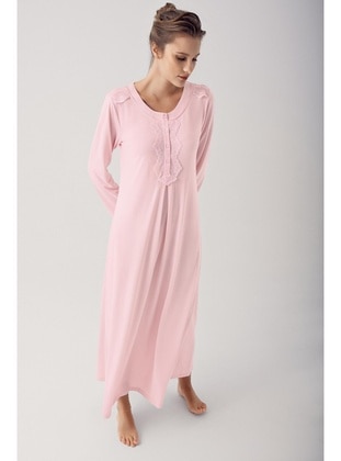 Powder Pink - Nightdress - Artış Collection