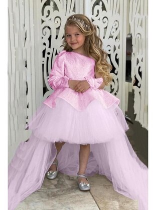 Pink - Girls' Evening Dress - Riccotarz