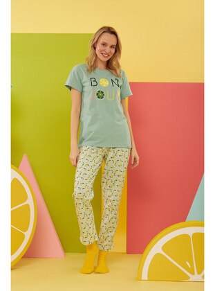 Green - Pyjama Set - Loya