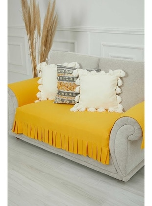 Yellow - Sofa Throws - Aisha`s Design