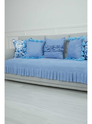 Light Blue - Sofa Throws - Aisha`s Design