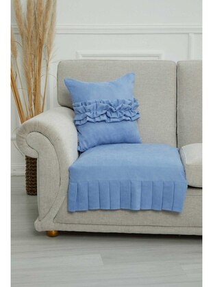 Baby Blue - Sofa Throws - Aisha`s Design