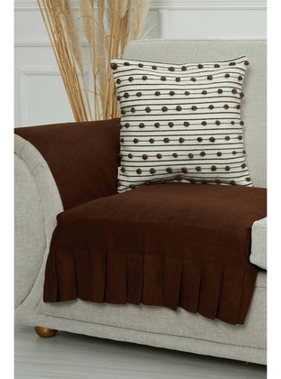 Brown - Sofa Throws - Aisha`s Design
