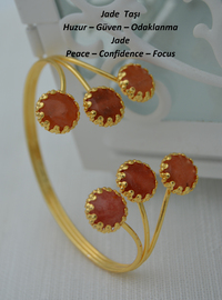 Bracelet Plaqué Or Orange