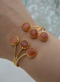 Bracelet Plaqué Or Orange