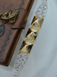 Bracelet Géométrique Doré