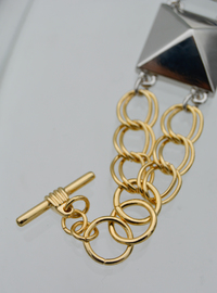 Geometrisches Silber Armband