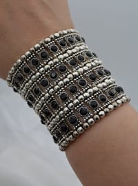 Silberfarbe - Armband