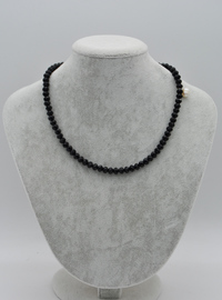 Bracelet/Collier Cristal et Perle - Noir