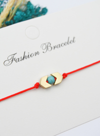 Hematite Natural Stone Bracelet Red