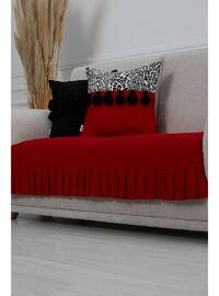 أحمر - رمي الأريكة