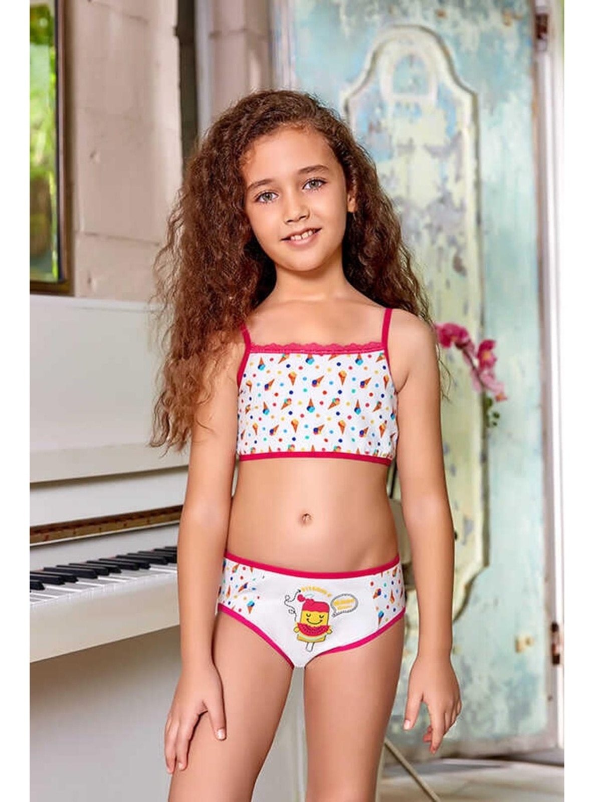 kaos Fremragende Bule Ecru - Kids Underwear