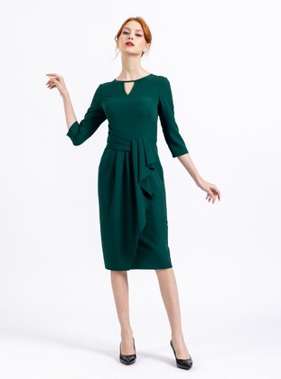Fully Lined - Emerald -  - Evening Dresses - ESCOLL