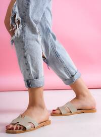 Cream - Sandal - Slippers