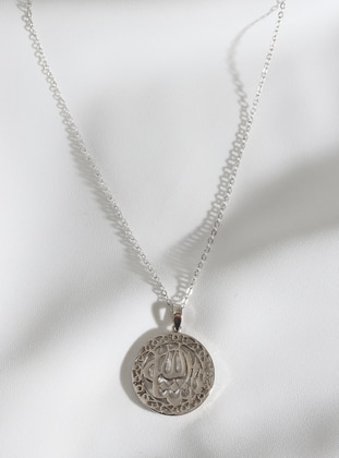 Silver color - Necklace - Batı Accessories