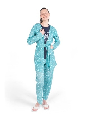 Navy Blue - Pyjama Set - Mirano