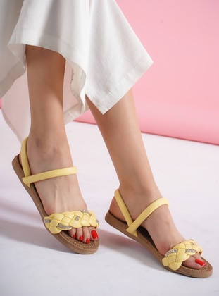 Yellow - Sandal - Sandal - Shoescloud