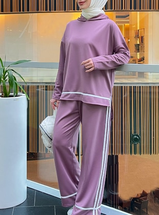 Lilac - Unlined -  - Suit - Tofisa