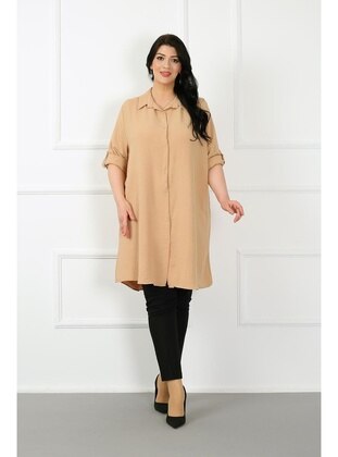 Mink - Plus Size Tunic - By Alba Collection