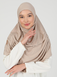 Plain Prayer Scarf Light Mink