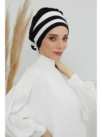 Black - White - 13gr - Simple - Bonnet