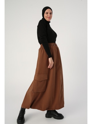 Brown - Skirt - ALLDAY