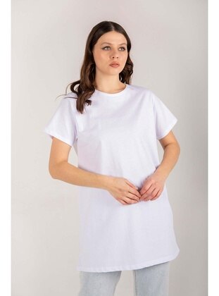 White - T-Shirt - Melike Tatar