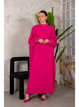 Fuchsia - Modest Dress Abaya- Melike Tatar