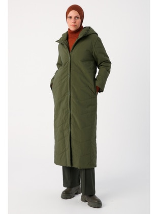 Green - Fully Lined -  - Puffer Jackets - ALLDAY