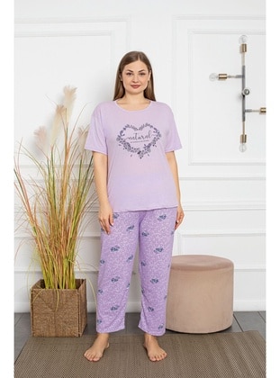 Lilac - Plus Size Pyjamas - Maymara