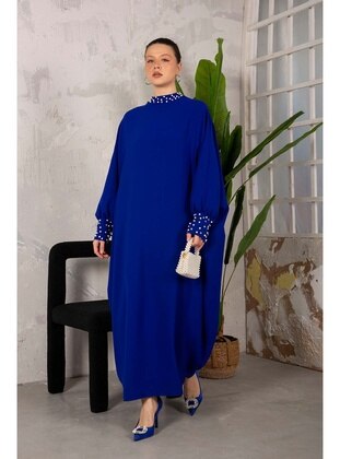 Saxe Blue - Modest Dress Abaya - Melike Tatar