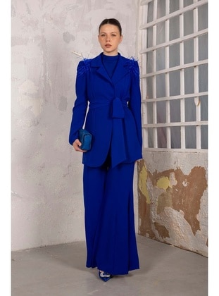 Saxe Blue - Suit - Melike Tatar