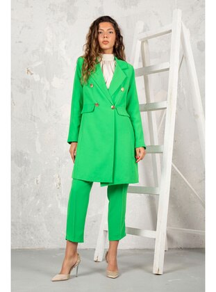 Green Business Jacket Suit 32 3040