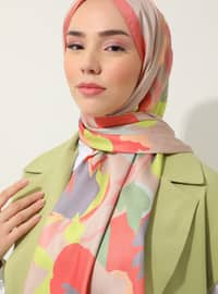 Multi Color - Printed - Twill - Shawl