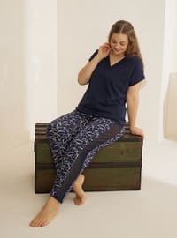 Patterned - Multi - Plus Size Pyjamas