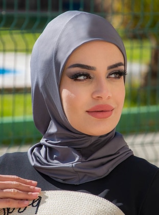Smoke Color - Swim Hijab - AİŞE TESETTÜR