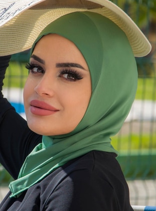 Green - Swim Hijab - AİŞE TESETTÜR
