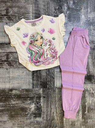 Lilac - Girls` Suit - Cepo Kids