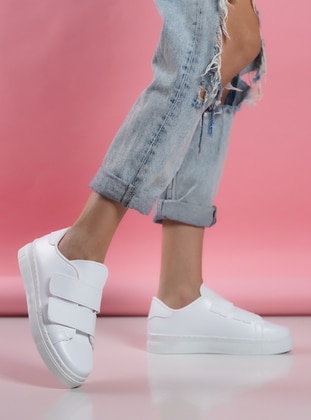 أبيض - حذاء رياضي - أحذية رياضية - Shoescloud