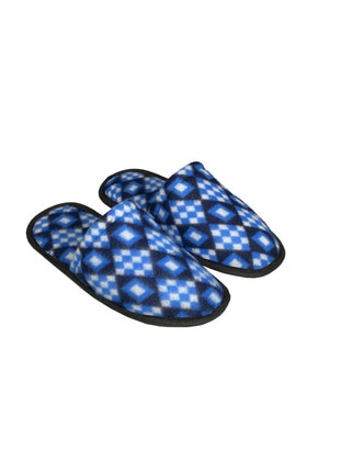 100gr - Blue - Flat Slippers - Home Shoes - Wordex