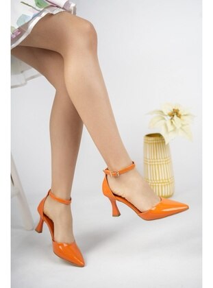 Orange - Stilettos & Evening Shoes - Heels - Muggo