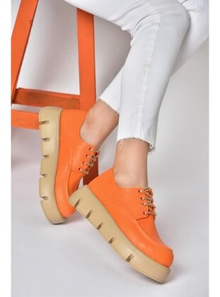 Orange - Casual - Casual Shoes - Fox Shoes