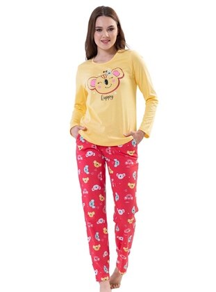 Yellow - Pyjama Set - Vienetta