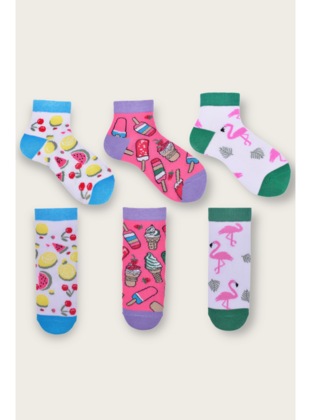 Multi Color - Girls` Socks - Belyy Socks